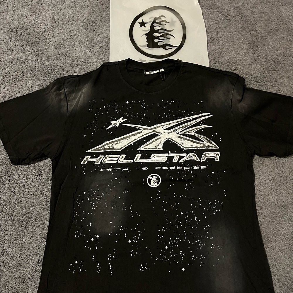 Hellstar Black Graphic T-Shirt